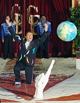Klovnen Francesco, Cirkus Benneweis 2004<br>PR-foto: Vibeke Maj Magnussen